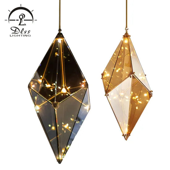 DLSS Lighting Diamond Metal Bright Lighting for Restaurant with Holder Lamp G9