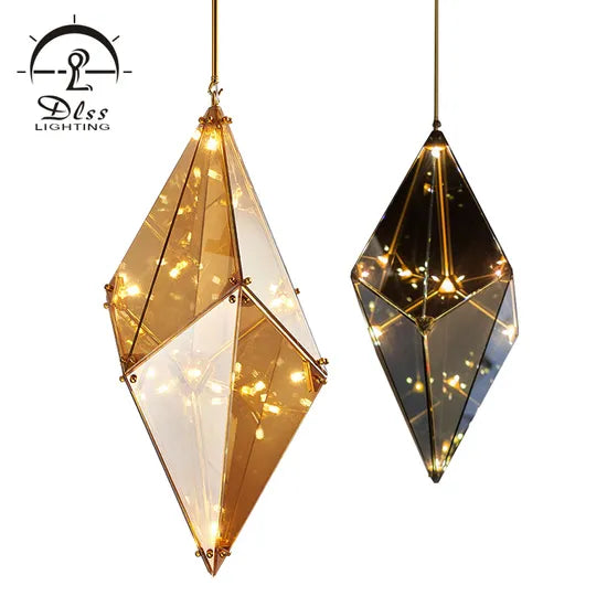 DLSS Lighting Diamond Metal Bright Lighting for Restaurant with Holder Lamp G9