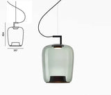DLSSlighting Dlss New Pendant Lighting Home Decoration Amber Glass Lamp Shade Modern LED Pendant Lamp