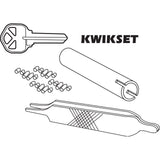 Kwikset Steel 5-Pin Door Lock Re-Keying Kit