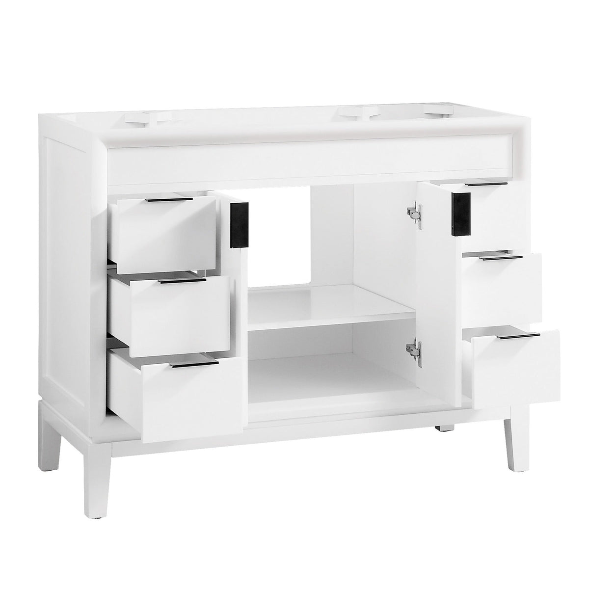Avanity Emma 42-in White Bathroom Vanity Cabinet