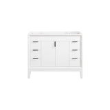 Avanity Emma 42-in White Bathroom Vanity Cabinet