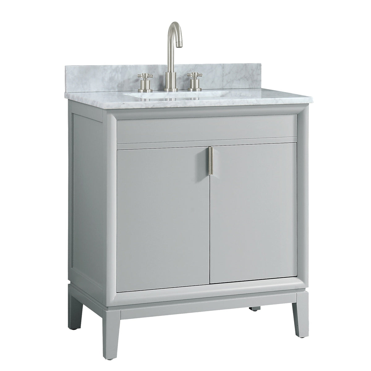 Avanity Emma 30-in Dove Gray Bathroom Vanity Cabinet