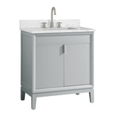 Avanity Emma 30-in Dove Gray Bathroom Vanity Cabinet