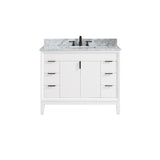 Avanity Emma 42-in White Bathroom Vanity Cabinet