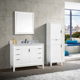 Avanity Emma 42-in White Bathroom Vanity Cabinet