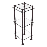 Allied Brass Three Tier Etagere with 14-in x 14-in Shelves in Polished Nickel