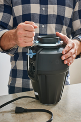 MOEN Host Series 3/4 HP Continuous Feed Space-Saving Garbage Disposal with Sound Reduction and Universal Mount, EX75C