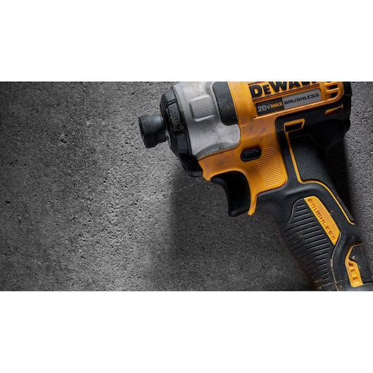 DEWALT 20-Volt MAX 1/4-in Variable Speed Brushless Cordless Impact Driver Kit (2 Batteries Included)