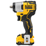 DEWALT XTREME 12V MAX Brushless 3/8 in. Cordless Impact Wrench Kit with Variable Speed (2 Batteries Included)