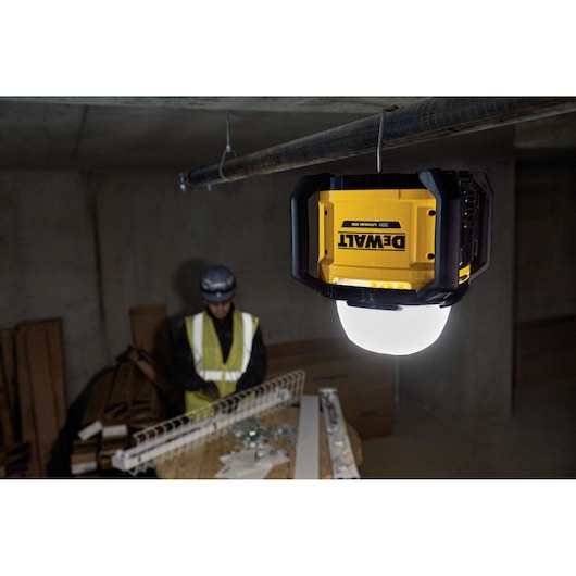 DEWALT 5000-Lumen LED Rechargeable Portable Work Light, 20V MAX, Tool Connect, Model DCL074 (Tool Only)