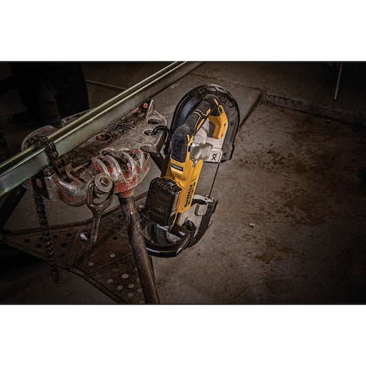 DEWALT 20-Volt MAX Lithium Ion Cordless Deep Cut Band Saw (Tool Only) with Bonus XR 5Ah Battery Pack