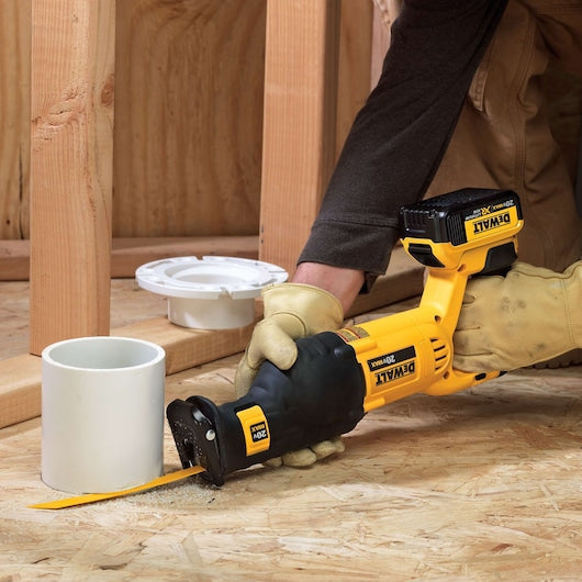 DEWALT 20V MAX Cordless Reciprocating Saw (Tool-Only) + BONUS 20V MAX XR 4.0Ah Battery Pack