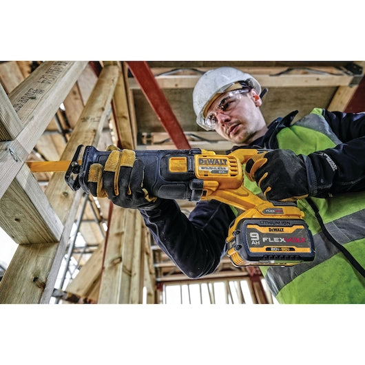 DEWALT FLEXVOLT 60V MAX Brushless Cordless Reciprocating Saw Kit with (1) 2Ah Battery, Charger and Bonus Battery