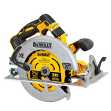 DEWALT 20-Volt MAX Lithium-Ion Cordless Brushless 7-1/4 in. Circular Saw with Brake (Tool-Only) + Bonus 6.0Ah Battery Pack