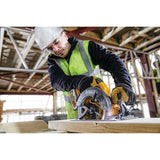DEWALT FLEXVOLT 60V MAX Brushless 7-1/4 in. Cordless Circular Saw with Bonus 1/4 in. Impact Driver (Tool-Only)