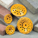 DEWALT 4 in. Single-Row Diamond Cup Grinding Wheel, 5/8 in.-11 Arbor (DW4770)