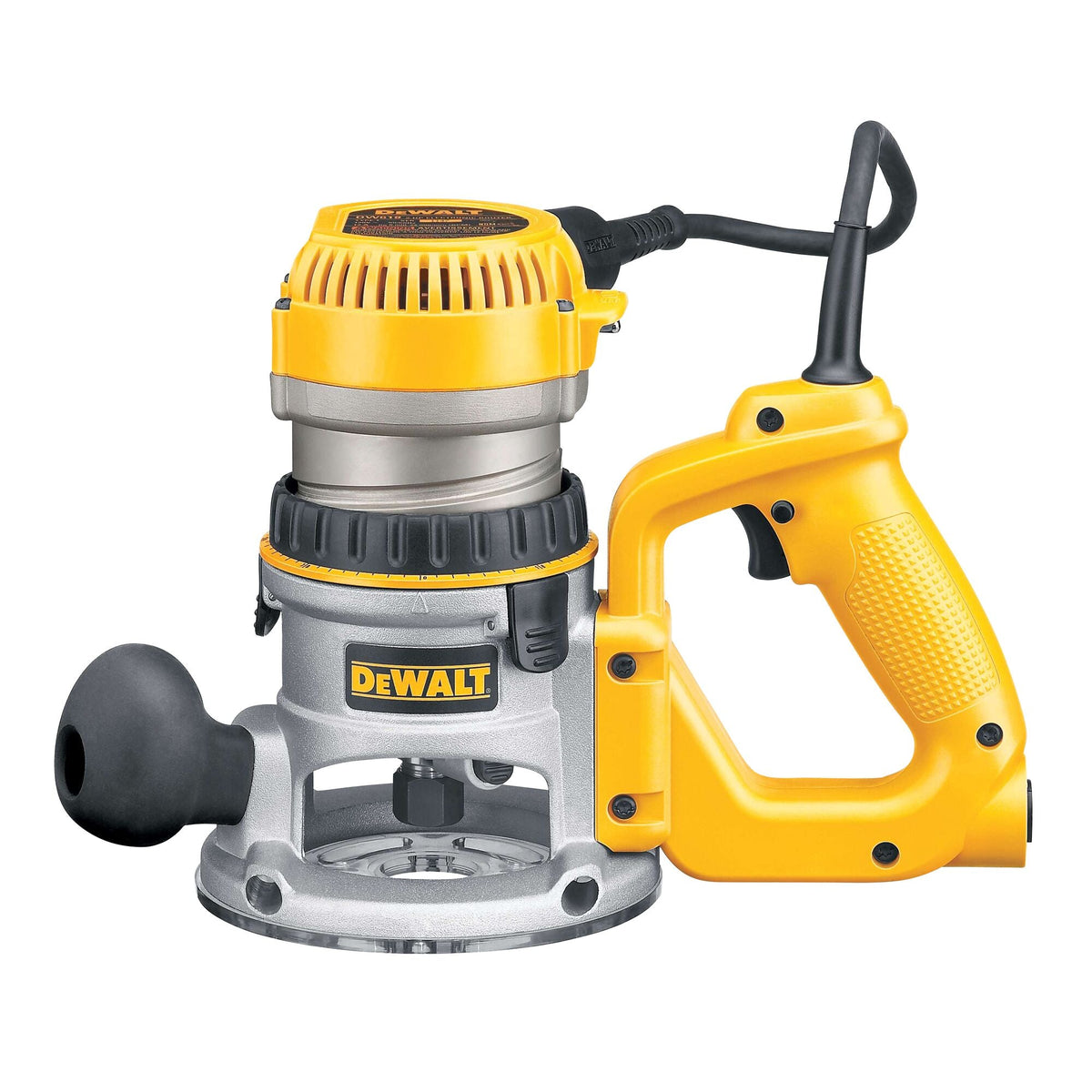 DEWALT 2-1/4 HP Electronic Variable Speed D-Handle Router with Soft Start (DW618D)