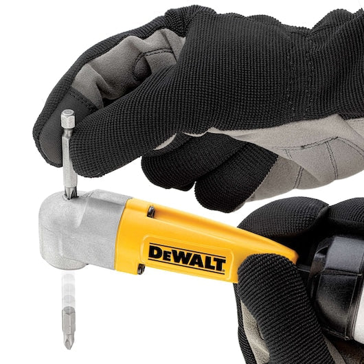 DEWALT IMPACT READY Right Angle Drill Attachment, 1/4 in. Hex, DWARA100