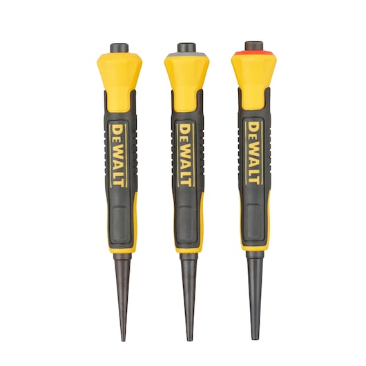 DEWALT 1/32 in., 2/32 in., 3/32 in. Bi‑Material Nail Set (3‑Piece)