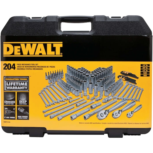 DEWALT Mechanics Tool Set (204-Piece) – DWMT72165