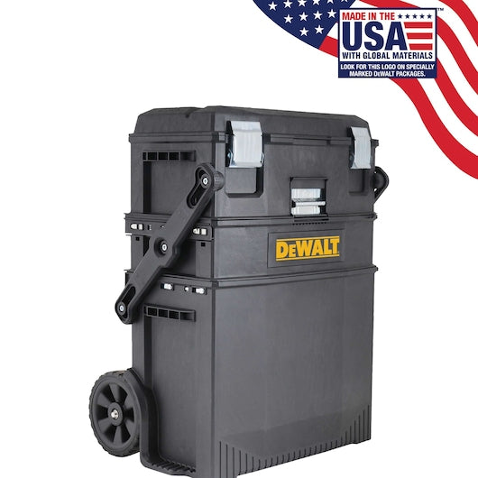 DEWALT 16 in. 4-in-1 Cantilever Tool Box Mobile Work Center with Removable Tray