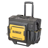 DEWALT Black/Yellow Polyester 12.125-in Zippered Rolling Tool Roll