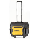 DEWALT Black/Yellow Polyester 12.125-in Zippered Rolling Tool Roll