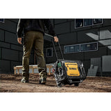 DEWALT Black/Yellow Polyester 12.125-in Zippered Rolling Tool Roll