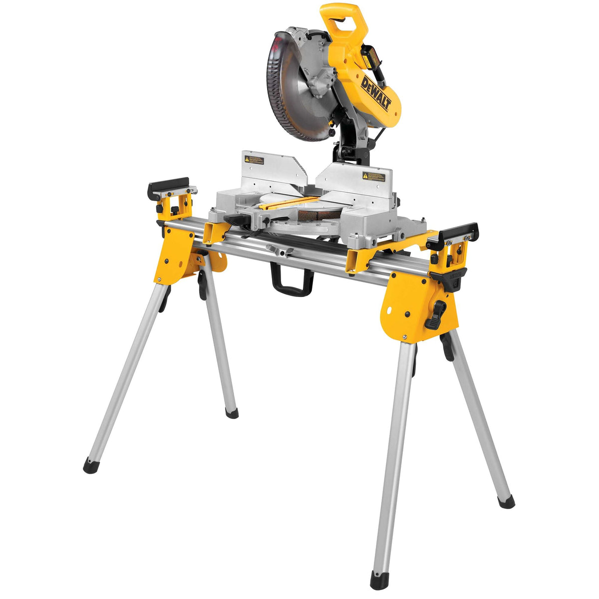DEWALT DWX724 Compact Miter Saw Stand, 40 in. Beam Extends to 10 ft., 500 lb Capacity