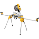 DEWALT DWX724 Compact Miter Saw Stand, 40 in. Beam Extends to 10 ft., 500 lb Capacity