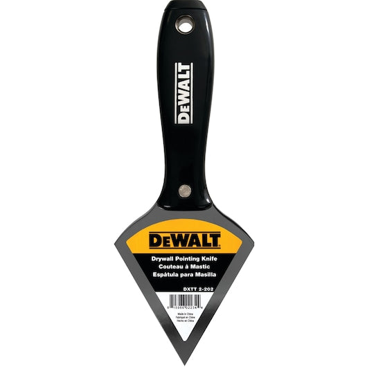DEWALT 3.5 in. Stainless Steel Drywall Pointing Knife with Nylon Handle