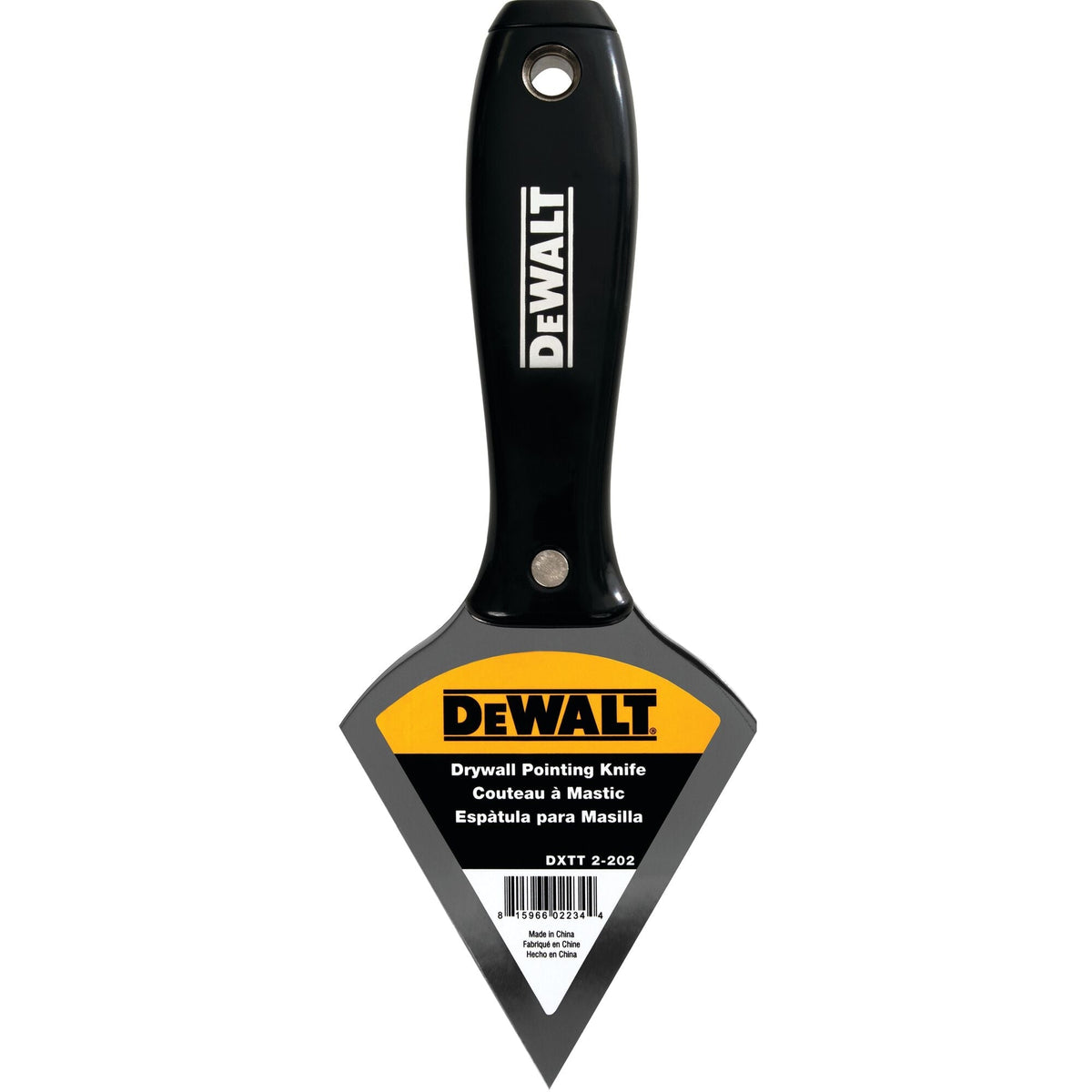 DEWALT 3.5 in. Stainless Steel Drywall Pointing Knife with Nylon Handle