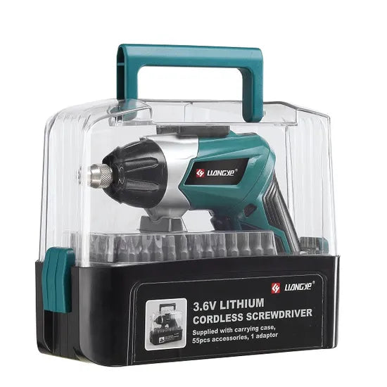 Electric Power Tools Factory Liangye 4V Rechargeable Battery Cordless Screwdriver Set