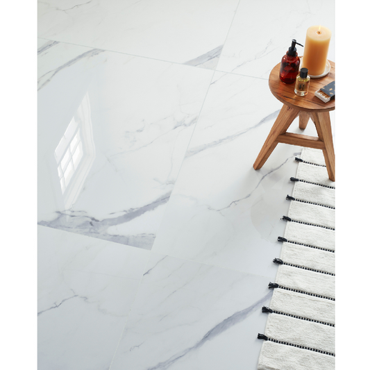 Elite Renoir Polished Porcelain Wall and Floor Tile - 48 x 48 in.