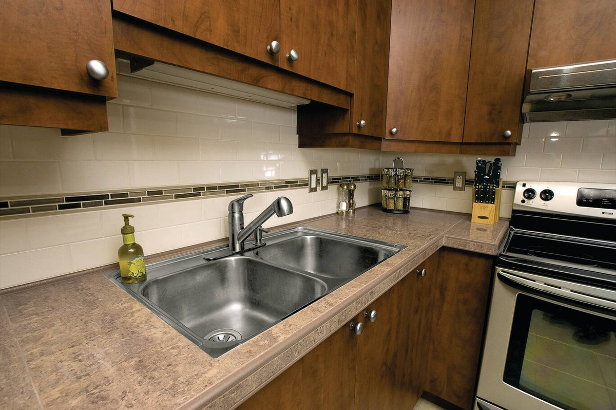 Schluter Systems RONDEC-CT 0.375-in W x 98.5-in L Pewter Anodized Aluminum Tile Edge Trim for Countertops