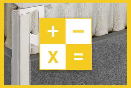 Schluter Systems DILEX-KSN 0.375-in W x 98.5-in L Stone Grey Steel Tile Edge Trim