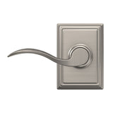 Schlage Accent Satin Nickel Passage Hall/Closet Door Lever with Addison Trim