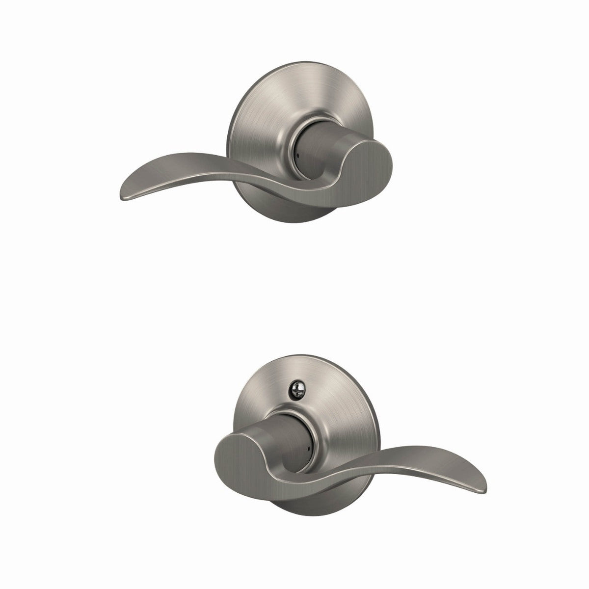 Schlage Accent Satin Nickel Passage Hall/Closet Door Lever