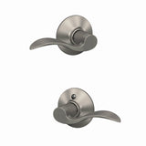 Schlage Accent Satin Nickel Passage Hall/Closet Door Lever, 8-Pack