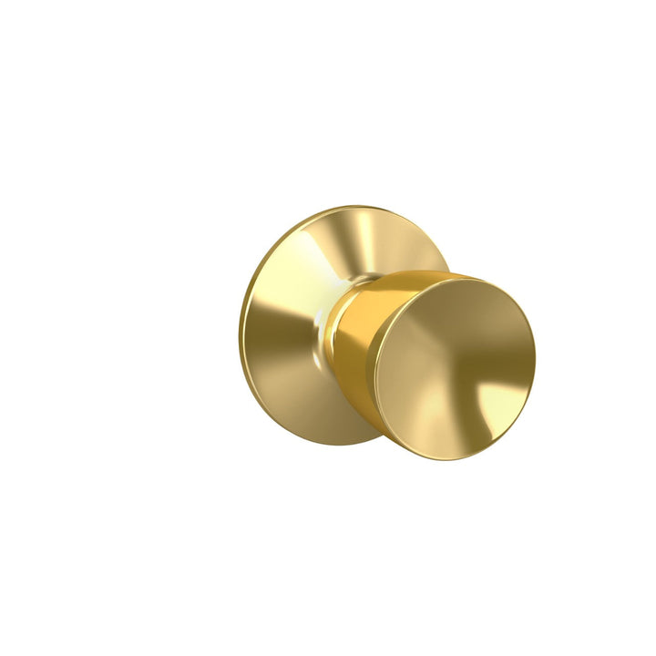 Schlage Bell Series Passage Hall/Closet Door Knob, Satin Chrome Finish