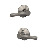 Schlage Broadway Matte Black Passage Lever – Right or Left Handed