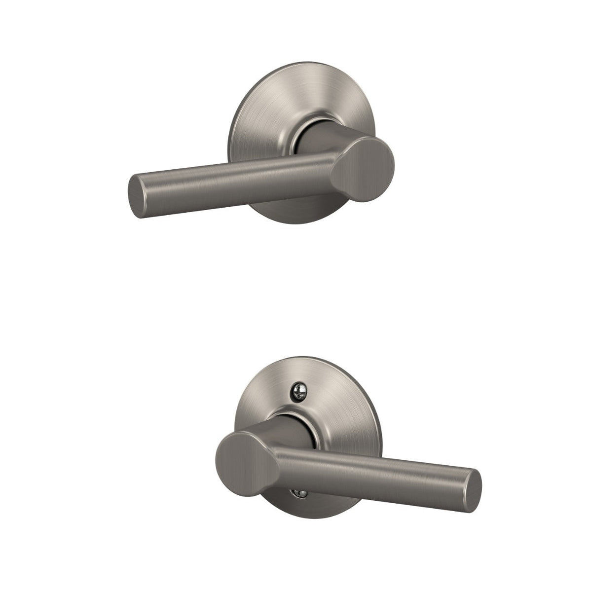 Schlage Broadway Satin Nickel Passage Hall/Closet Door Lever, F10 BRW