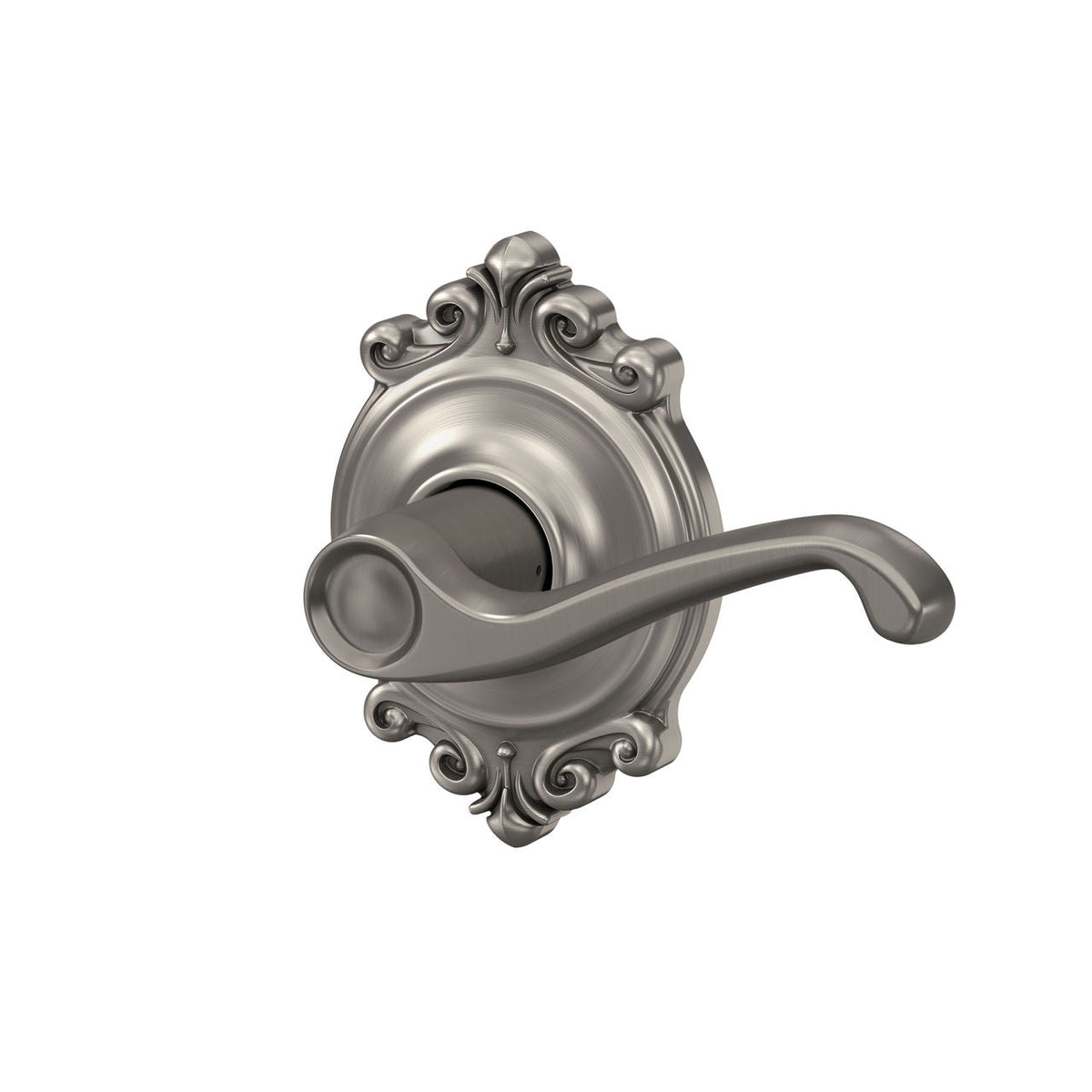 Schlage Flair Aged Bronze Passage Hall/Closet Door Lever with Brookshire Trim