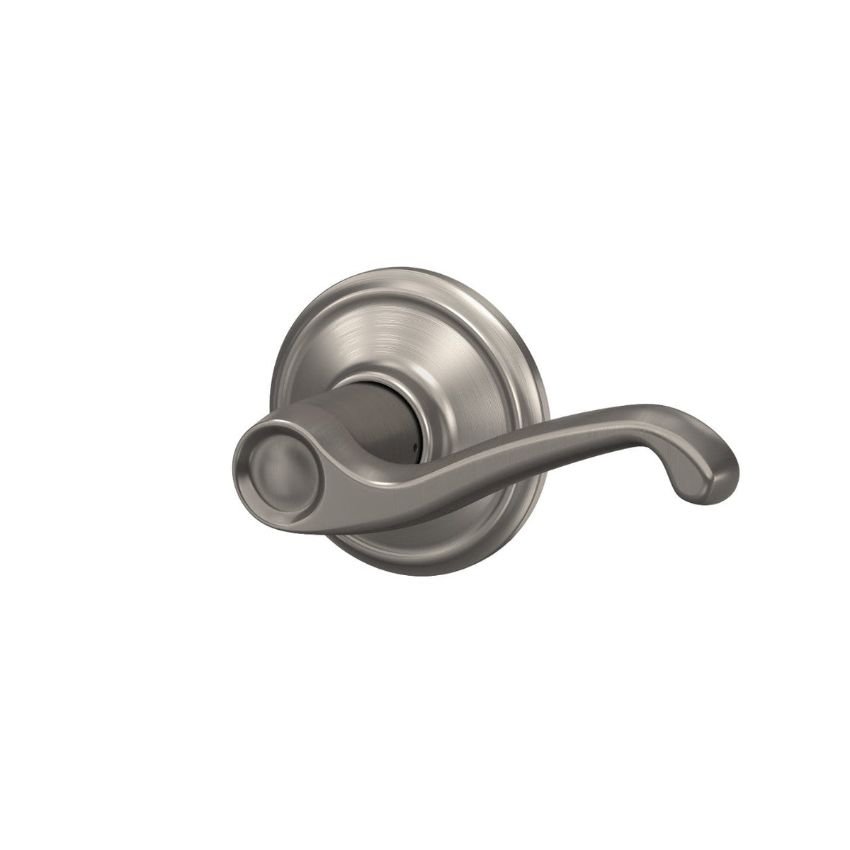 Schlage Flair Satin Nickel Passage Lockset, ANSI Grade 2, 1-3/4 in