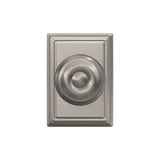 Schlage Georgian Satin Nickel Passage Hall/Closet Door Knob with Addison Trim