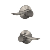 Schlage Sacramento Satin Nickel Passage Hall/Closet Door Lever