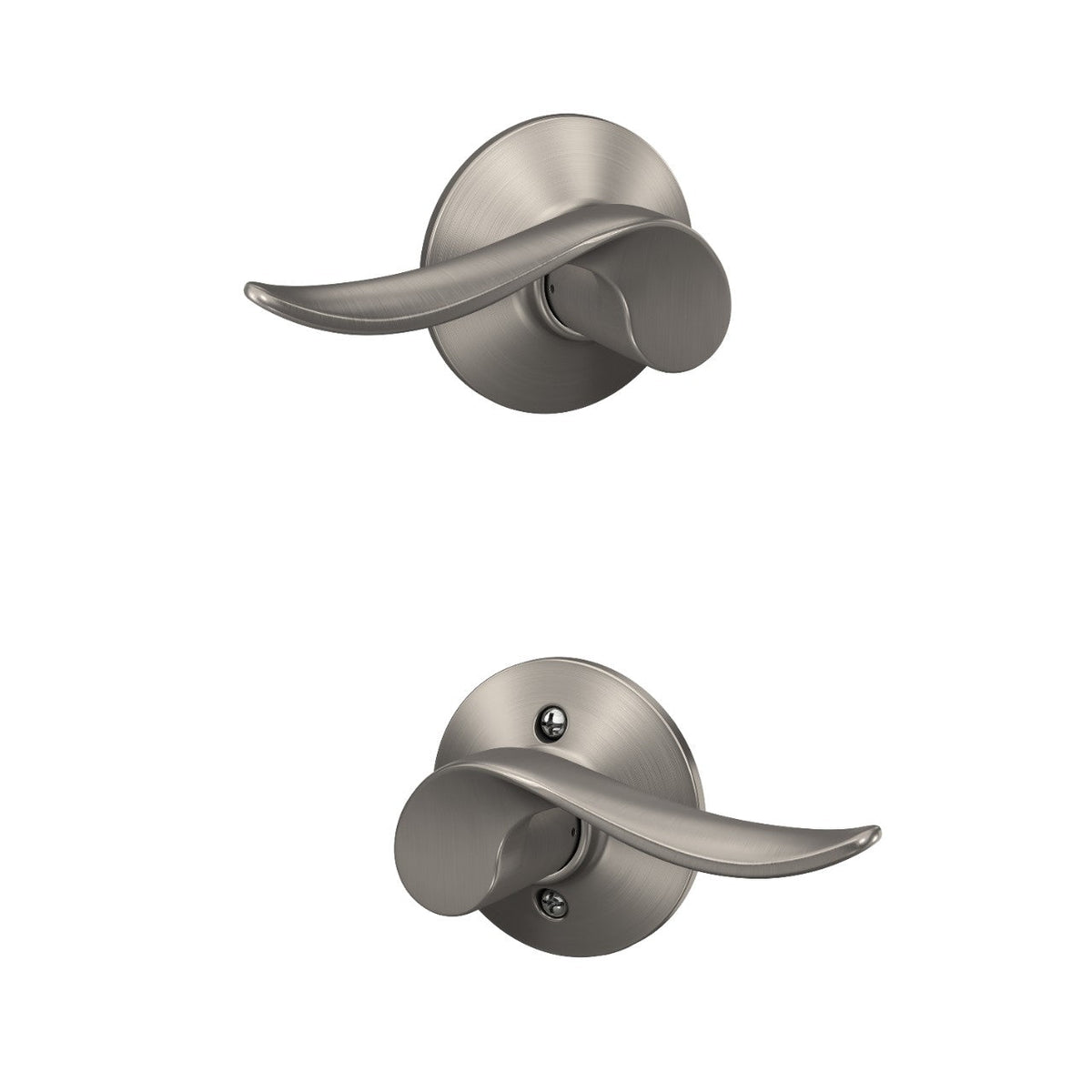 Schlage Sacramento Passage Door Lever, Satin Nickel – Hall/Closet