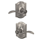 Schlage Accent Aged Bronze Privacy Bed/Bath Door Lever