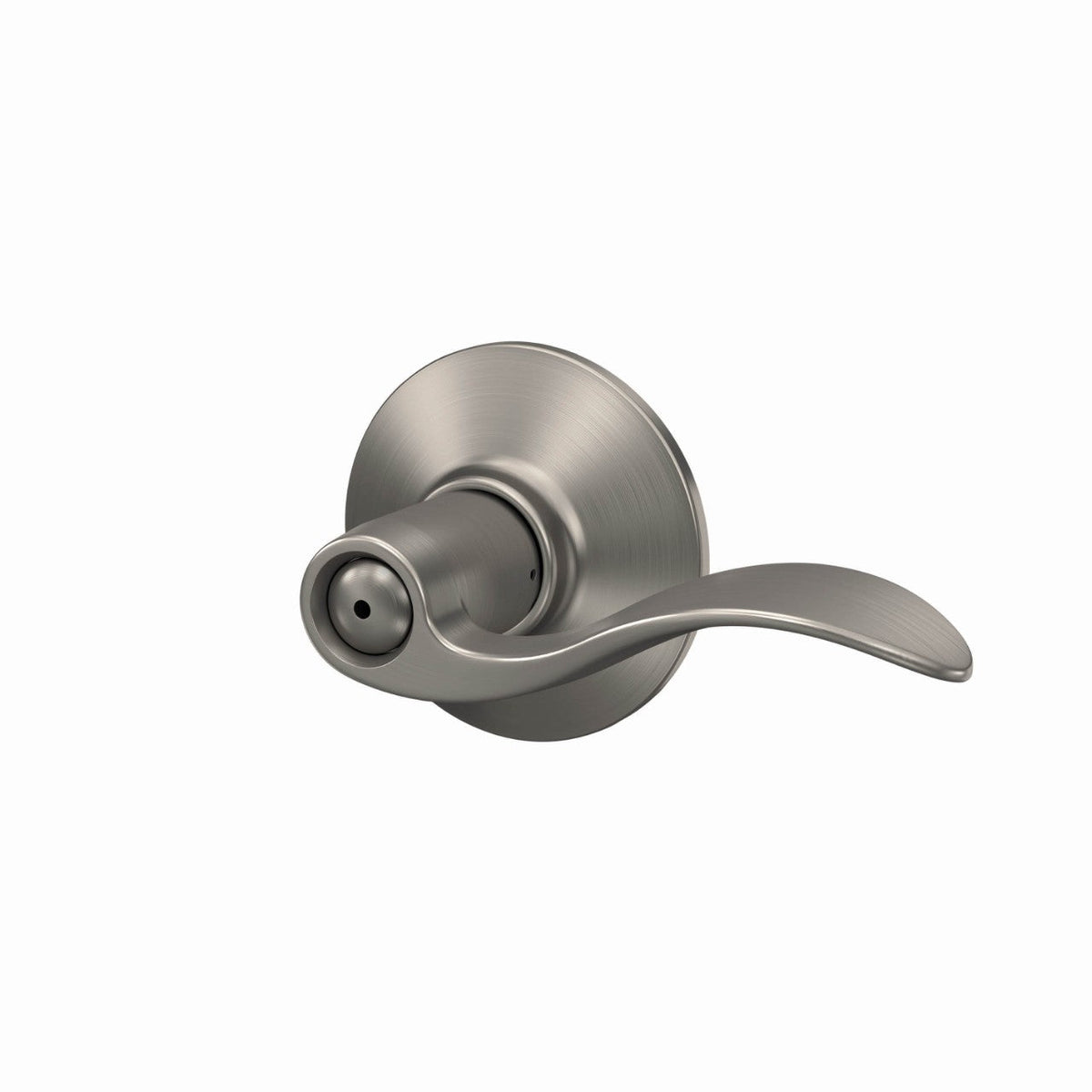 Schlage Accent Antique Pewter Privacy Lever – Right or Left Handed